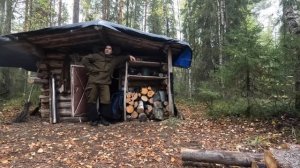 В избу Глухариную на каракате. Охота на рябчика. Установка фотоловушки.