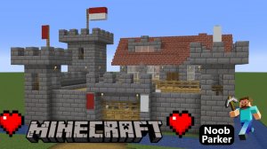 Майнкрафт - Как построить большую базу замка, minecraft.