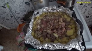 ТУШЕНАЯ КАРТОШКА С МЯСОМ / АНГЕЛИНА ПРИГОТОВИЛА / ВКУСНЫЙ УЖИН