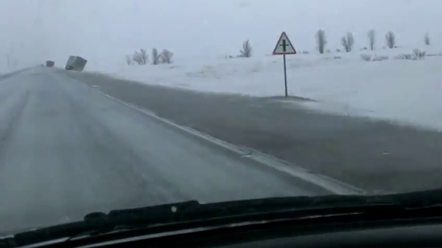 Последствия бурана на трассе Астана-Караганда смотреть онлайн