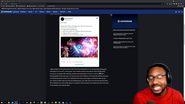 Tales Of Arise • Sword Art Online DLC Reaction! New Mystic Artes + Weapons [Gameplay & Breakdown!] смотреть онлайн