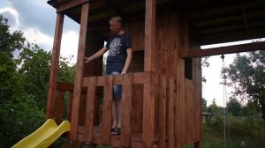 Детская площадка на даче, своими руками!