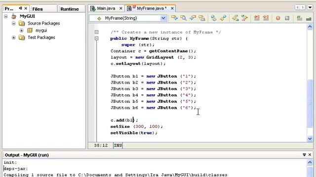 Работаем с GUI GridLayout. Урок 148 смотреть онлайн