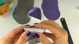 3Д ШАР ИЗ БУМАГИ своими руками НОВОГОДНИЕ ИГРУШКИ СВОИМИ РУКАМИ