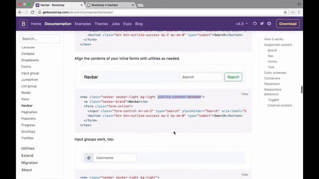 How to Create Navbars with Bootstrap 4, Part 3: The Navbar Docs смотреть онлайн