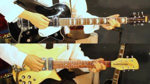 The Beatles - Twist And Shout - Guitar And Bass Cover - Rickenbacker 325c58