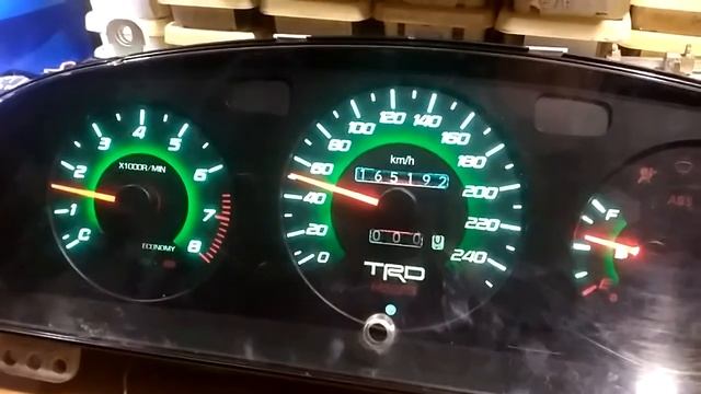 Халк Т22 TRD. Пересвет, замена шкал - прибока Т22 англия, Toyota Carina E. смотреть онлайн