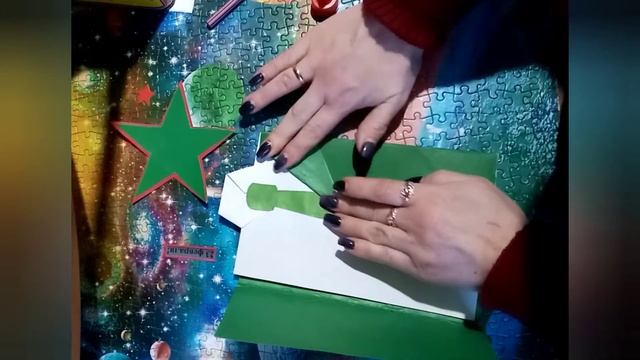 Мастер-класс по изготовлению открытки к 23 февраля ⭐? смотреть онлайн