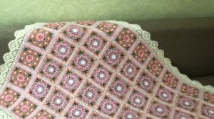 Детский плед из цветочных мотивов крючком . Анонс видео МК. Плед на продажу. ( 10.08.23)