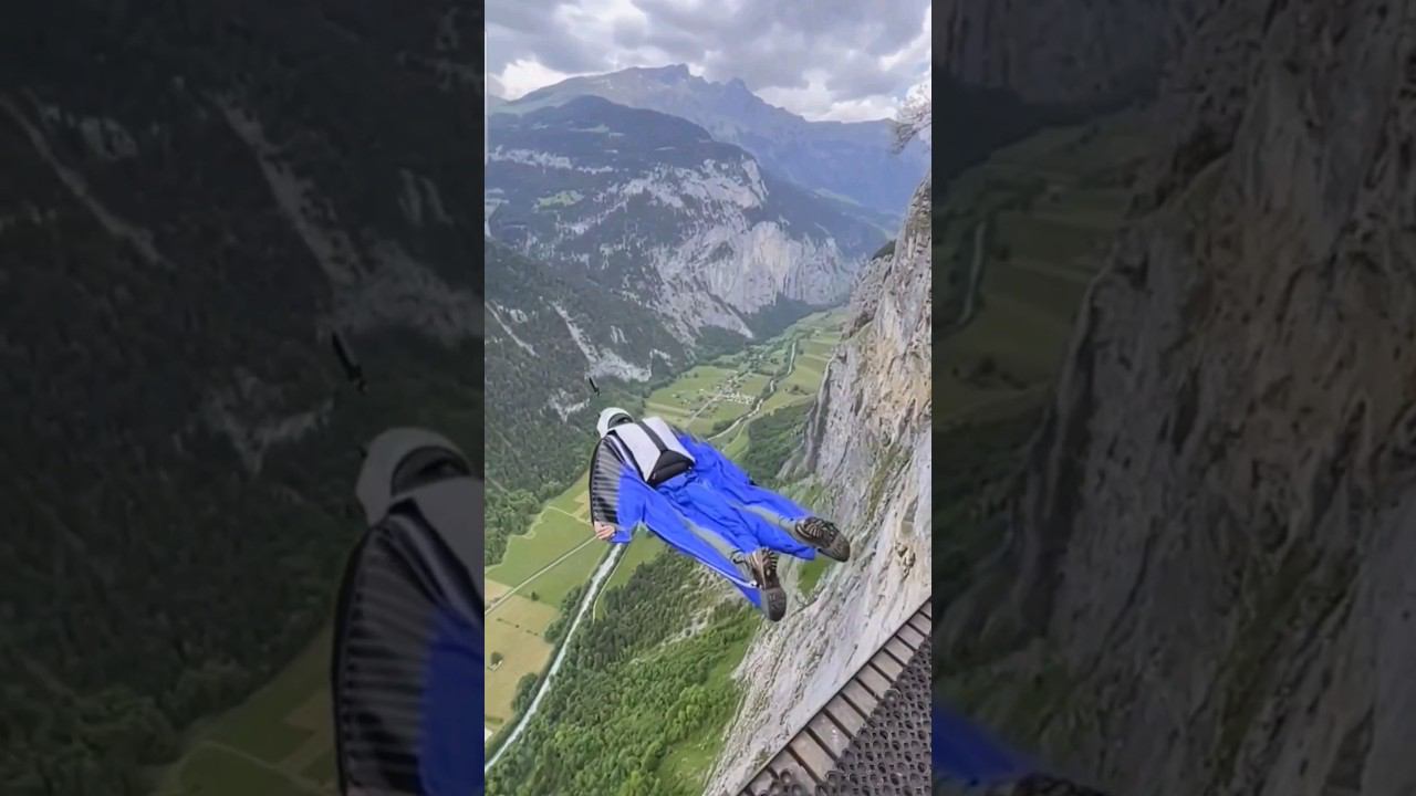 Смертельно опасный вид спорта - wingsuit BASE jumping | Skydive PRO #basejump #БЕЙС