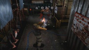 Resident Evil 3 Carlos Defeating Nemesis Using the Assault Rifle