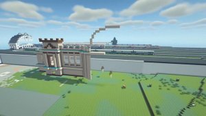 Строительство жд карты #2 || Инфраструктура станции Витебская-Пассажирская || Minecraft Timelapse