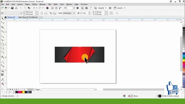 #263 | How to Make Diwali Banner | Basic CorelDraw in Hindi смотреть онлайн