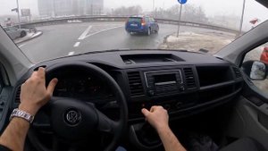 Volkswagen Transporter T6 (2.0 TDI 102HP) | POV Test Drive