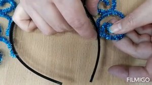 мастер класс Корона из синельной проволоки