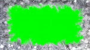 Зимняя рамка Хромакей