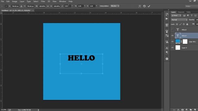 Interactive Long Shadow Effect in Photoshop | Easy Step смотреть онлайн