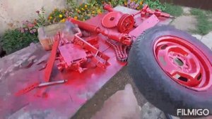 Минитрактор покраска краска 3 в 1ом