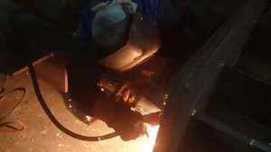 Воздушно-дуговая строжка металла с помощью сварочного полуавтомата ESAB WARRIOR (MIG) 500I CC/CV