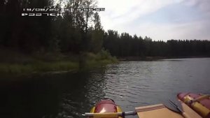 Катамаран Кокшага 300 с электромотором и со швертом