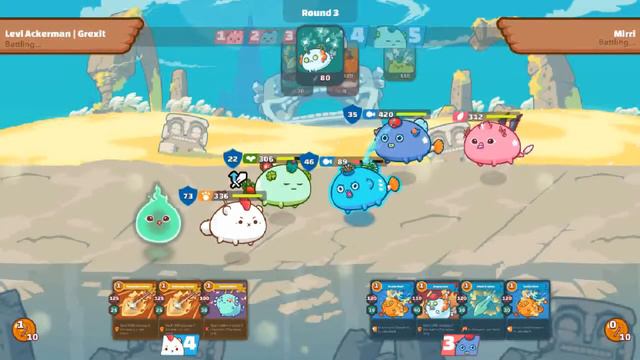 AxieInfinity Double Anemone Tank Mirri Vs Levi Ackerman | Grexit смотреть онлайн