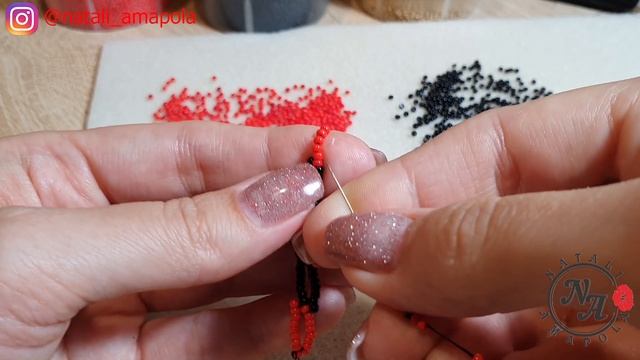 Браслет из бисера/Браслет своими руками/Как сделать браслет/Beaded bracelet/Natali Amapola смотреть онлайн