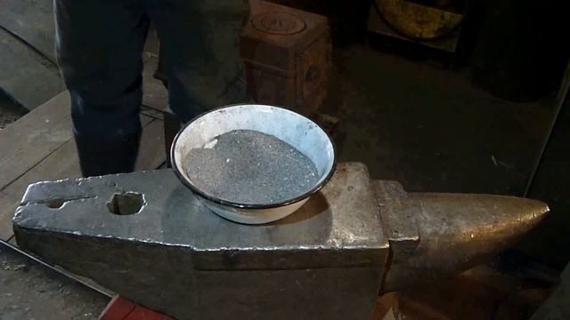 Дамаск из цепи полный процесс (ножи)