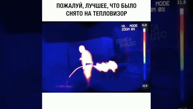 Пожалуй, лучшее, что было снято на тепловизор))
