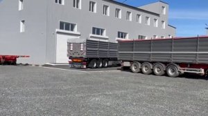 Самосвальный полуприцеп зерновоз Тонар, правый/левый свал.