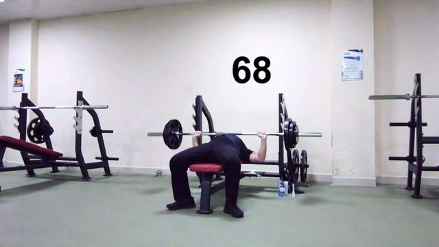Жим лежа. Тренировка-марафон. 80х105.