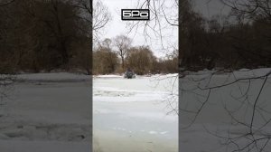 Вездеход БРО выход на лед