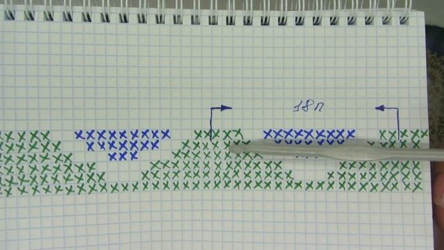 Коврик крючком. Павлиний хвост. Mat crochet. Pattern Peacock tail. Урок 32 Часть 1