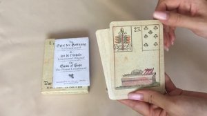 ОБЗОР. Первая оригинальная Ленорман. Ur-Lenormand Original The Primal Lenormand.