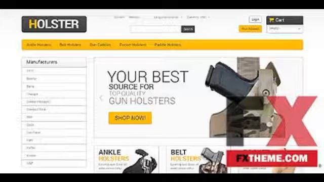 Gun Shop PrestaShop Theme by Hermes TMT by Sefton Monroe