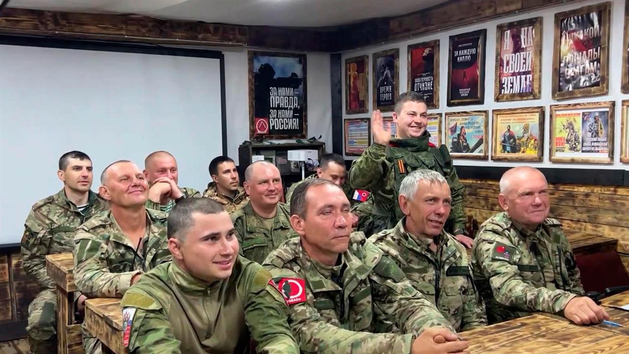 Для бойцов ЦВО, находящихся в зоне спецоперации, организовали телемост с их близкими