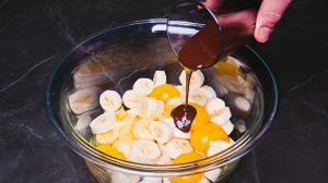 Как приготовить десерт за 5 минут из бананов, яиц и шоколада. Пошаговый рецепт за 5 минут