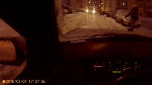 Передний привод зимой во дворах