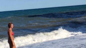 Пляж пансионат Дубна Алушта Крым