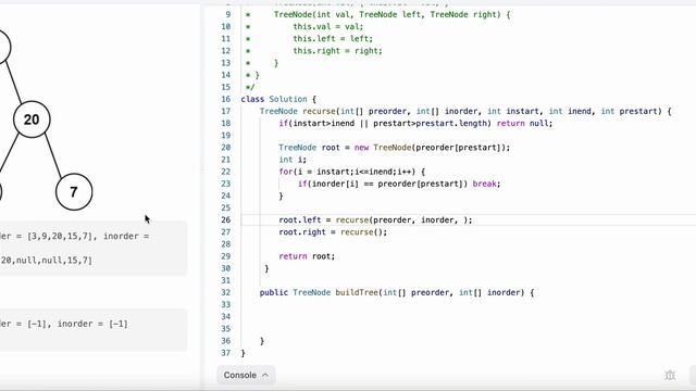 [LEETCODE] [JAVA] 105. Construct Binary Tree from Preorder and Inorder Traversal