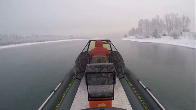 Аэроглиссера "Ангара 580" с аэрокольцом. мощность 155 л.с. смотреть онлайн