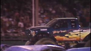 Aruba CRASH and event from October 2000 - Dan Runte & Eric Tack - BIGFOOT Monster Truck