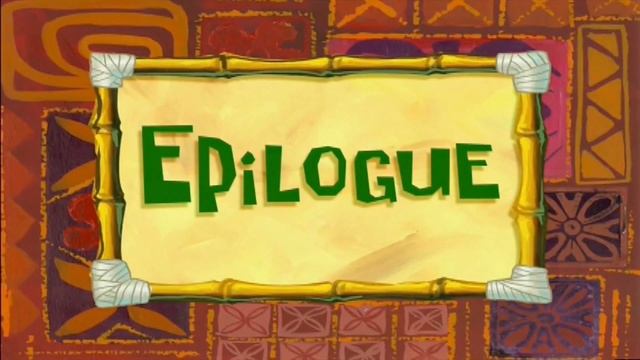#1 Epilogue / Эпилог / Послесловие | SpongeBob Timecard | Вставка для видео | Insert for video смотреть онлайн