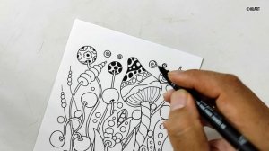 How to Draw a Zen Doodle ♡ Zentangle Art for Beginners