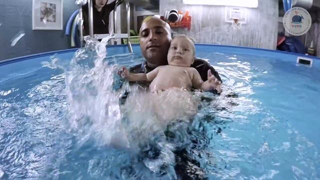 Грудничковое плавание в Ростове-на-Дону |Аркадий 6 месяцев| смотреть онлайн