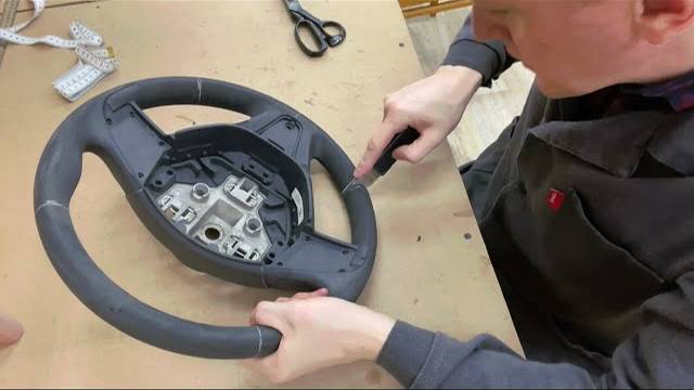 Перетяжка руля Renault Logan 2, часть 2
