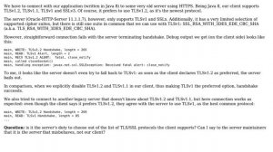 DevOps & SysAdmins: SSL handshake: is the server supposed to choose an earlier protocol?