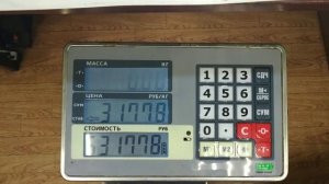 Калибровка весов Mercury335.