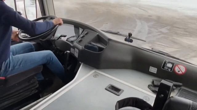 Зимнее вождение на автобусе смотреть онлайн