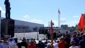 Выступление Марии Шукшиной в г. Великие Луки на открытии памятника И.В. Сталину 15.08.23.