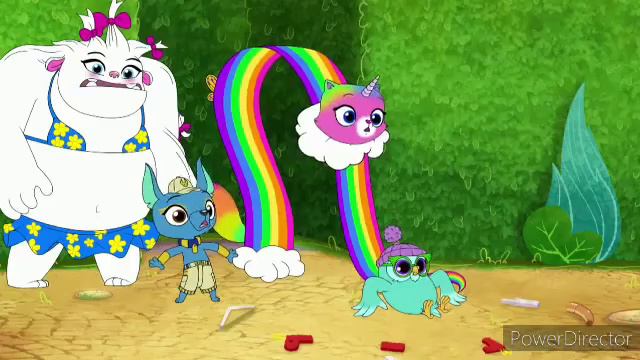 Радужно-бабочково-единорожная кошка - ( 22. Злобнотавр ) 🌈 🦋 🦄 🐈